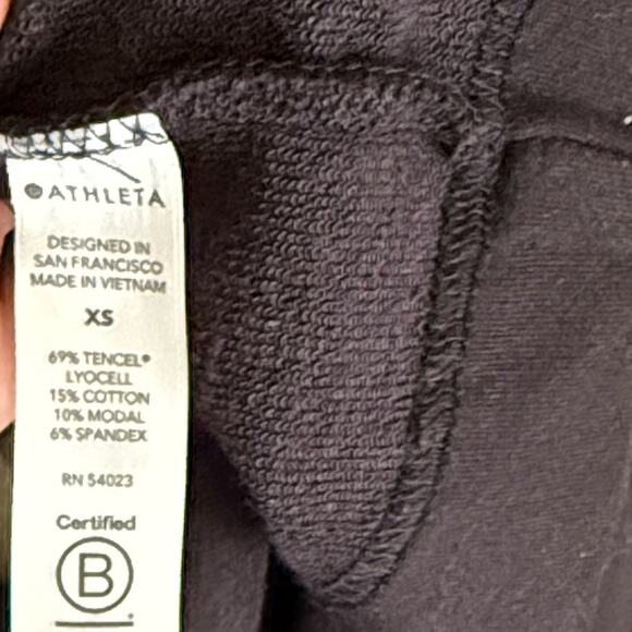 Athleta Mantra Hooded Wrap Open Front Cardigan Sz XS - Picture 3 of 7